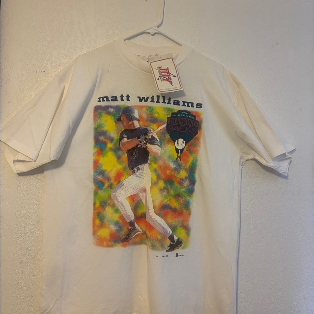 Vintage D-backs T shirt Matt Williams 1998 inaugural season
(Xtra large)